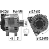 ALTERNATOR FOR PEUGEOT 3008 0U_ I HDi 2.0L RHH (DW10CTED4) Turbo Diesel 4cyl 2009-2016